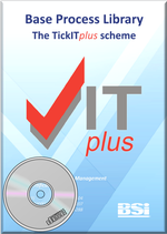 TickITplus Base Process Library DVD picture showing DVD overlapping Base Process Library front page
