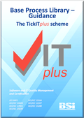 TickITpus Base Process Guidance Pictureo f the Base Process Guidance front cover with a link to purchase it from BSI
